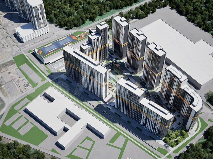 2-к. квартира, 71,7 м², 8/25 эт.