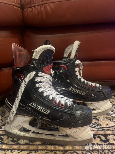 Хоккейные коньки бауэр vapor 1x, размер 4D
