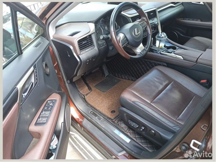 Комплект автомобильные 3d коврики + накладки. Люкс