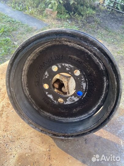 Задние тормозные барабаны polo, rapld