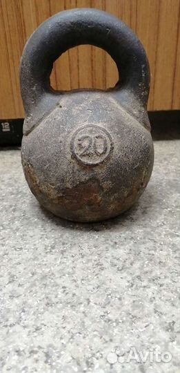 Гиря 20 фунтов - Нювчимский завод