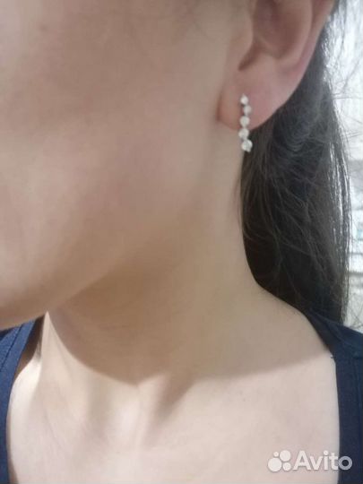 Серебряные серьги