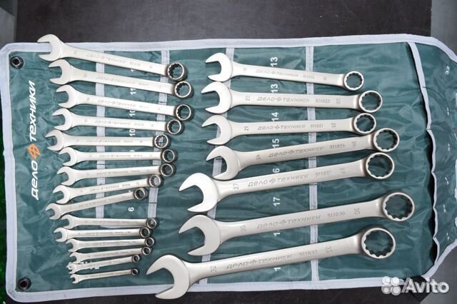 Набор комбинированных ключей Дело Техники 22 шт