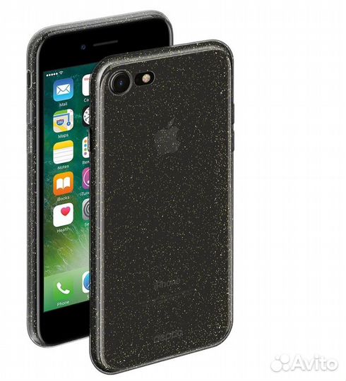 Чехол Chic Case для Apple iPhone 7, черный, Depp