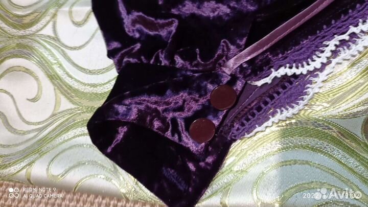 Пончо женское, бархат