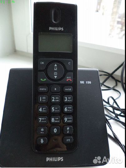 Радиотелефон стационарный philips SE 150