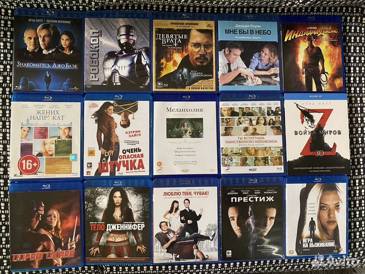 Bluray диски фильмы и мультфильмы (лицензия)