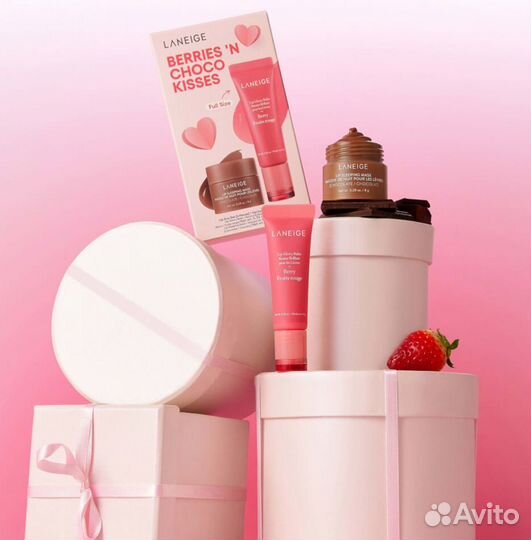 Laneige Berries 'N Choco Kisses набор для губ