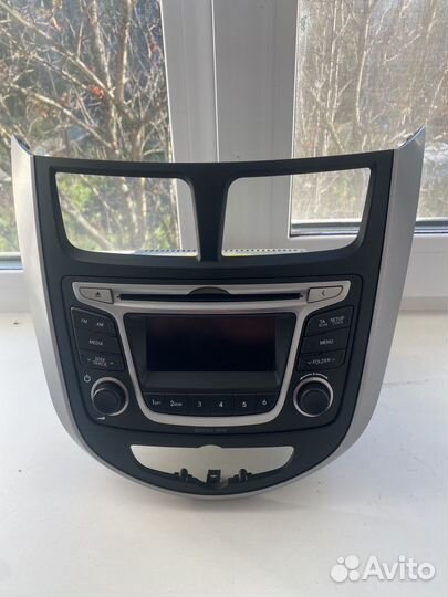 Магнитола hyundai solaris 1