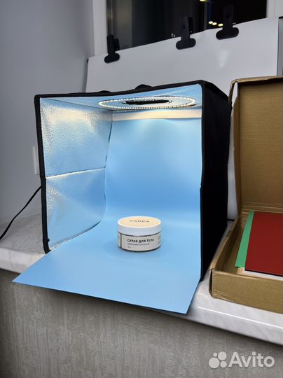 Фотобокс + 6 фонов