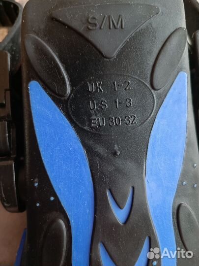 Ласты для плавания детские 30-32