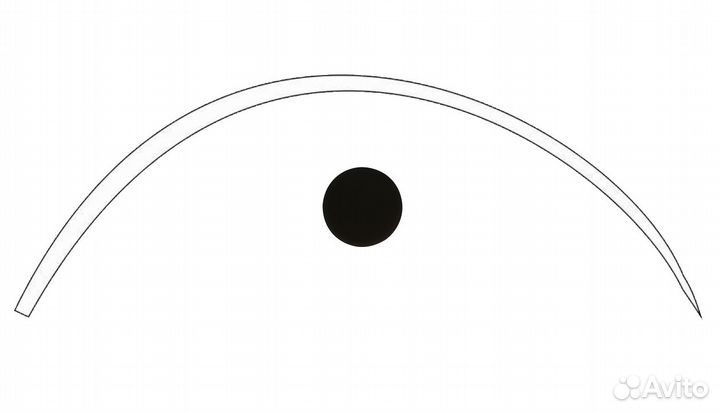 Игла хирургическая 3А1-1,0*45мм изогнутая на 3/8 о