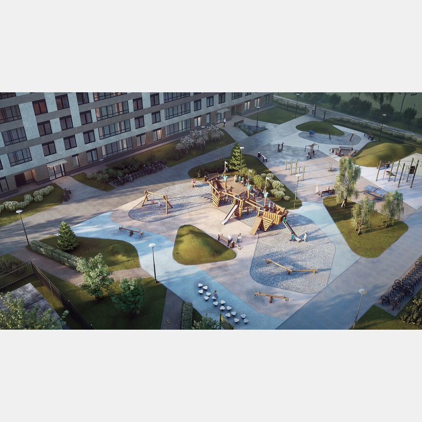 2-к. квартира, 63,1 м², 6/16 эт.