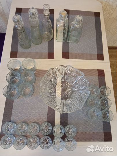 Набор стеклянной посуды