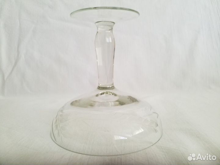 Ваза СССР тонкое стекло