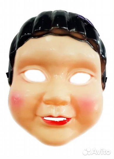 2 маски куклы из сериала Игра в кальмара