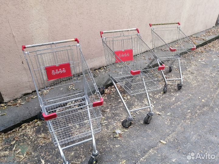 Тележки магазинные