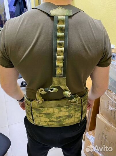 Боевой пояс с баллистической защитой и лямками Бр1