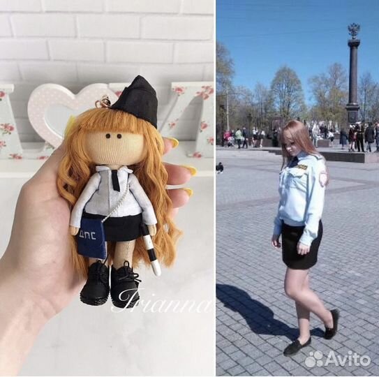 Портретная кукла ручной работы