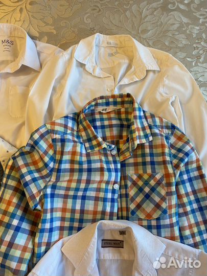 Рубашки школьные 128,140 см