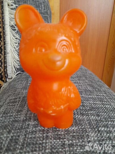 Олимпийский мишка, Игрушки СССР, пупсик