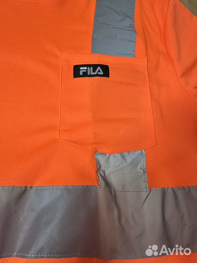 Лонгслив Fila рабочий сигналтный, 50 р