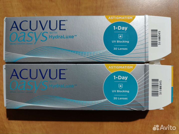 Линзы контактные acuvue