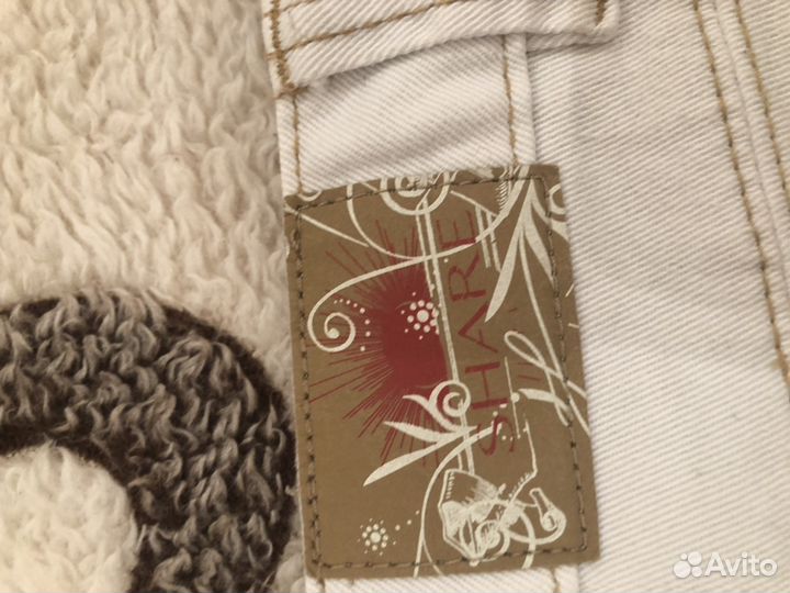 Юбка джинсовая белая