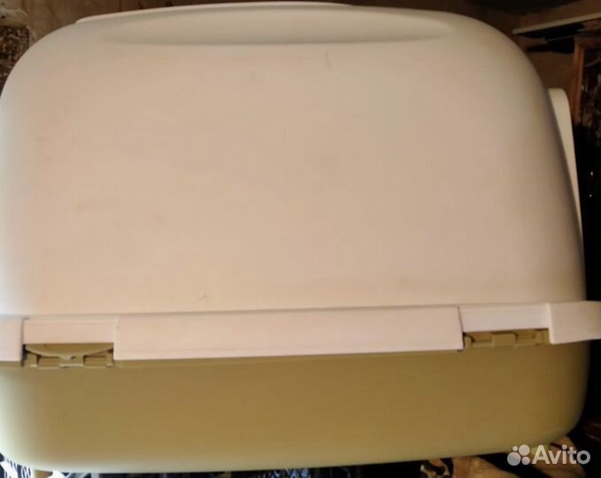 Закрытый домик-туалет для кошек