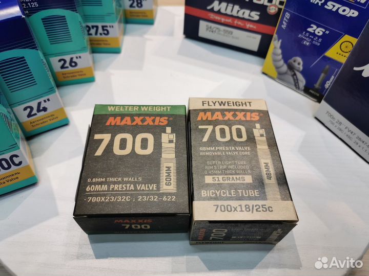 Камеры Велосипедные Maxxis Mitas Hogger