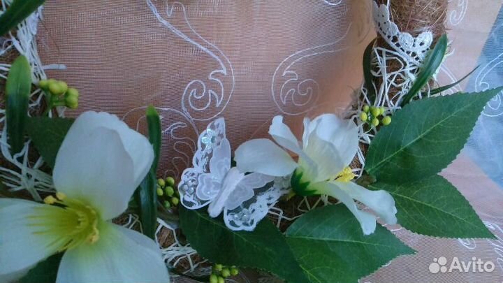 Рождественский венок на дверь