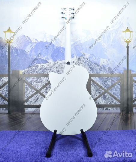 Акустическая гитара (новая) матовая, комплект