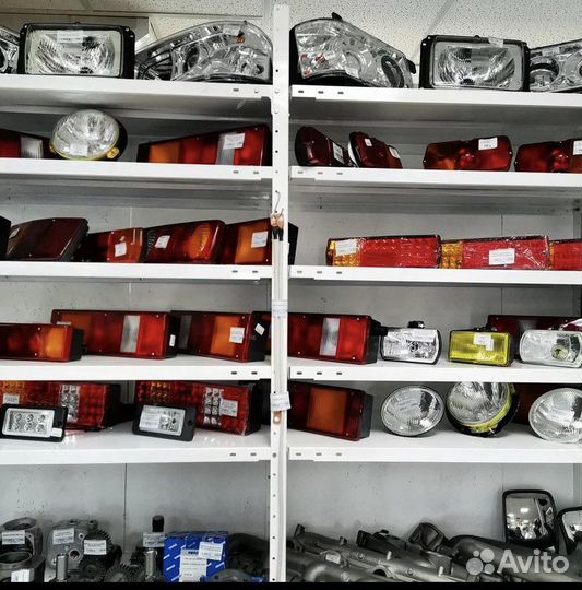 Блок-фара камаз, LED, левая поворотник, дхо LED