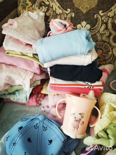 Детские вещи пакетом для девочек 80 86