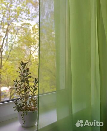 Вуаль зелёная новая