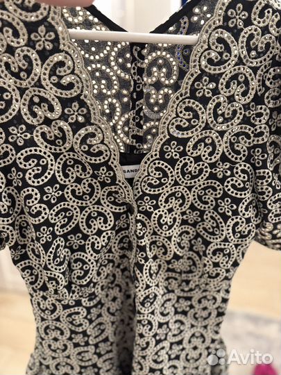 Платье Sandro maje Xs летнее кружево