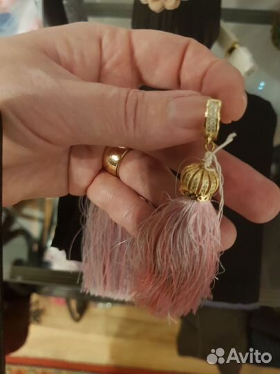 Серьги кисточки