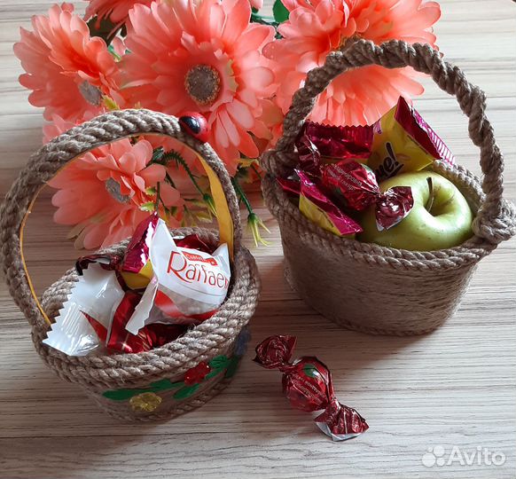 Корзиночки для интерьера/декора/подарка/поделки