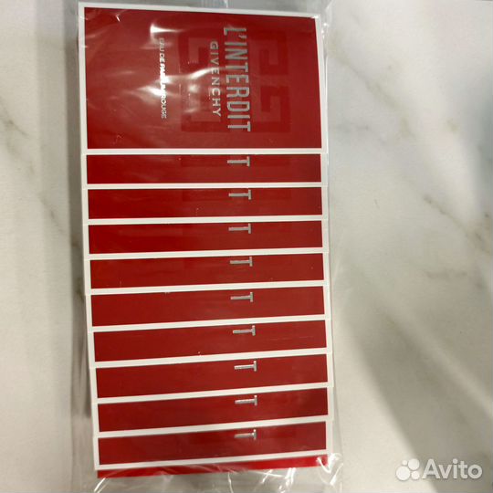 Семплы givenchy l'interdit rouge 10 шт