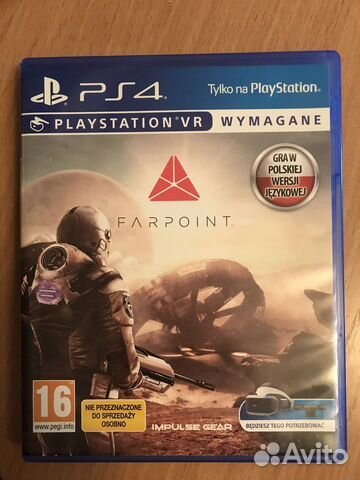 Farpoint VR диск для PS4