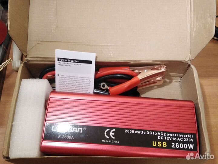 Мощный инвертор преобразователь автоинвертор 2600w