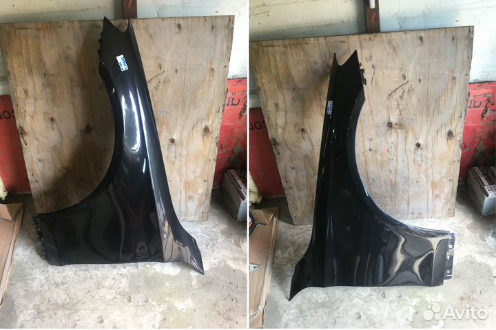 Крыло переднее черное Mercedes-Benz W222 2013-17