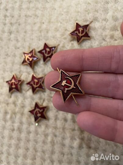 Красная Звезда СССР на пилотки (кокарда)