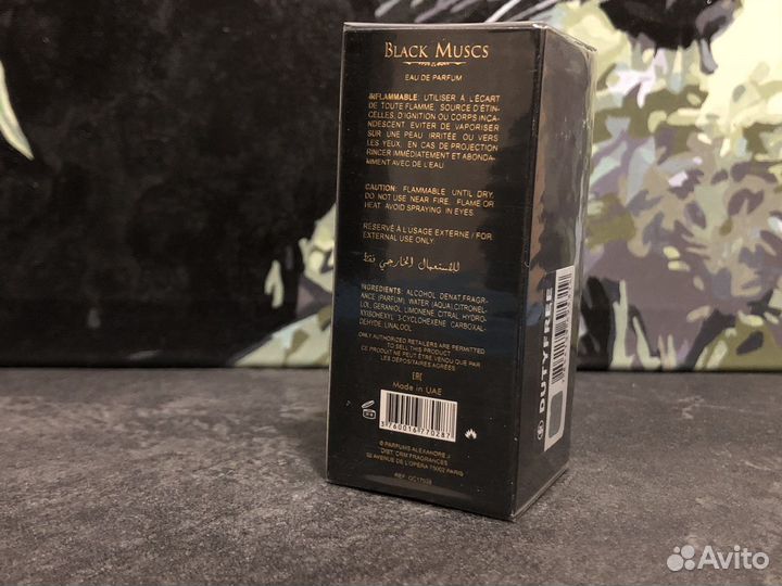 Alexandre j Black muscs 25 ml
