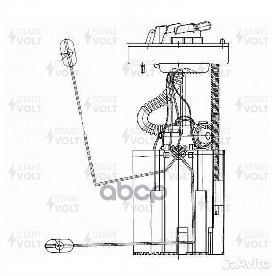 Бензонасос Ford Kuga (13) 1.6T SFM 1007 startvolt