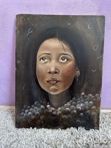 Девочка из племени инков маслом