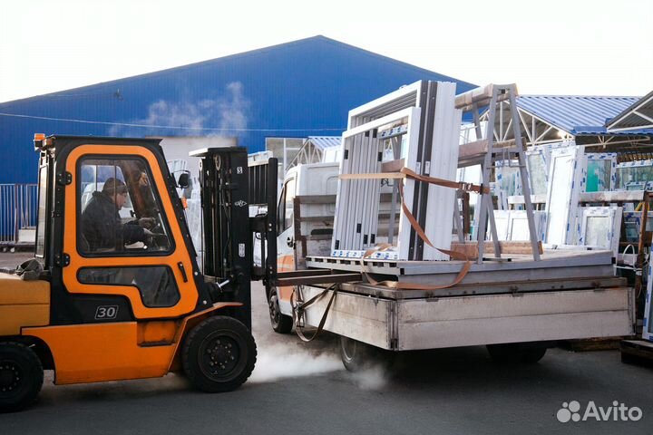 Окна пластиковые, готовые и на заказ