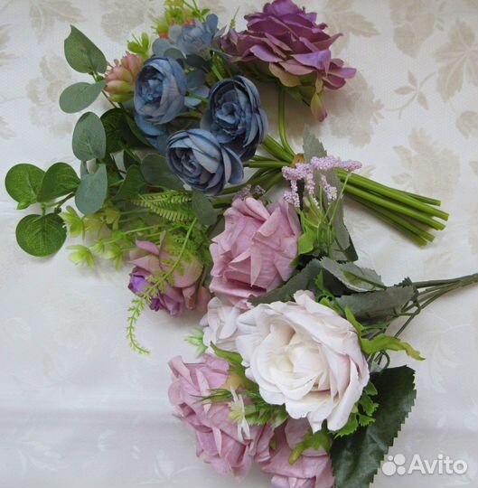 Искусственные цветы для композиций