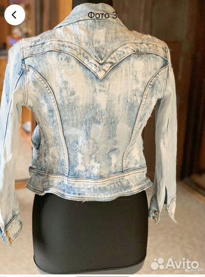 Джинсовая итальянская куртка женская