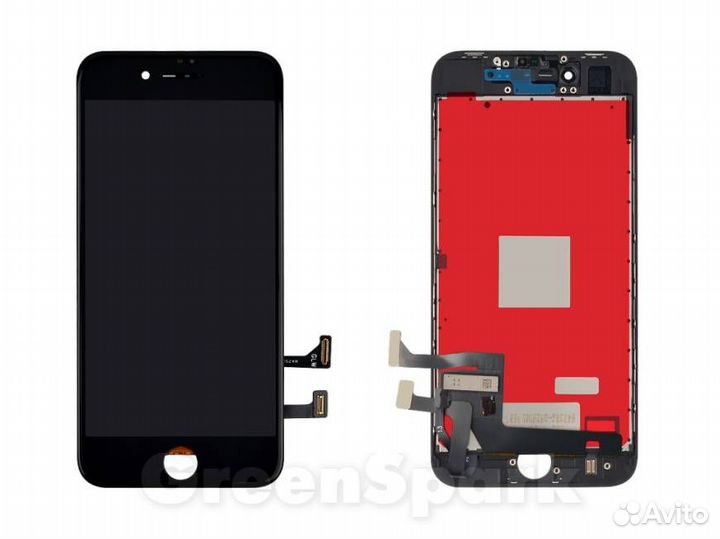 Дисплей для iPhone 8/SE 2020 +тач черный с рамкой